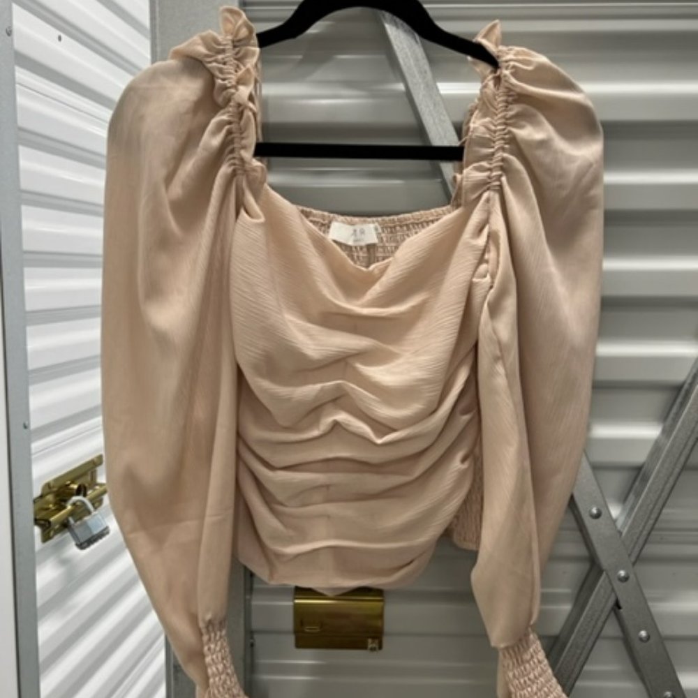 ASTR Blush-Tone Blouse